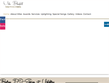 Tablet Screenshot of mikeblaufeld.com